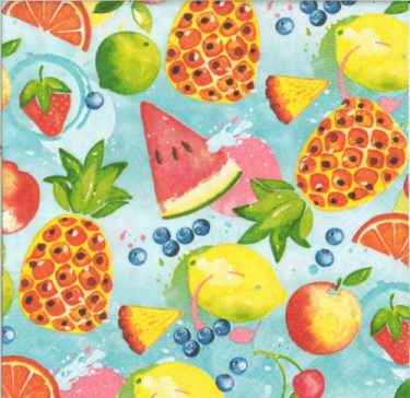 Dekorszalvéta - Tropical Fruits